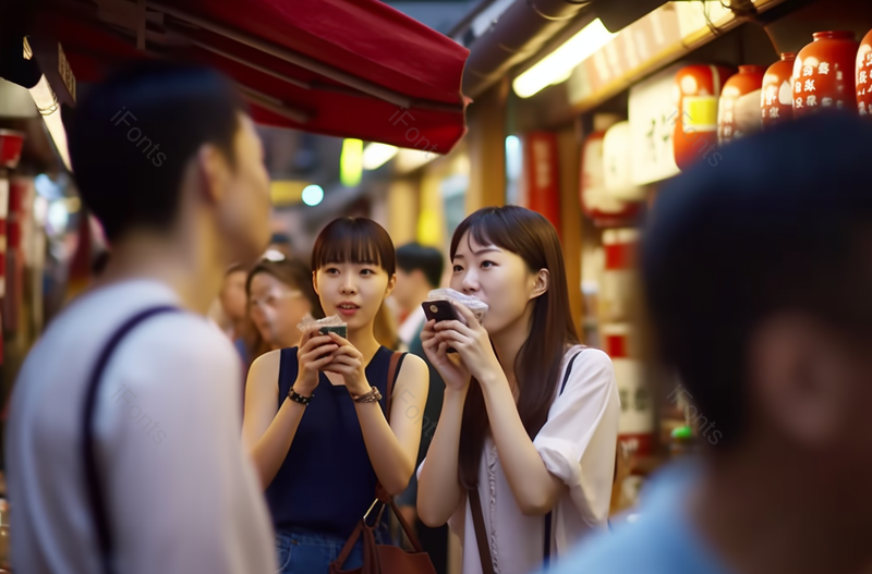 夜市里旅游的人摄影图,高清,摄影图,摄影图片,图片大全,摄影图免费下载